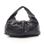 Bottega Veneta Handbag the Shoulder Pouch Black Leather Large