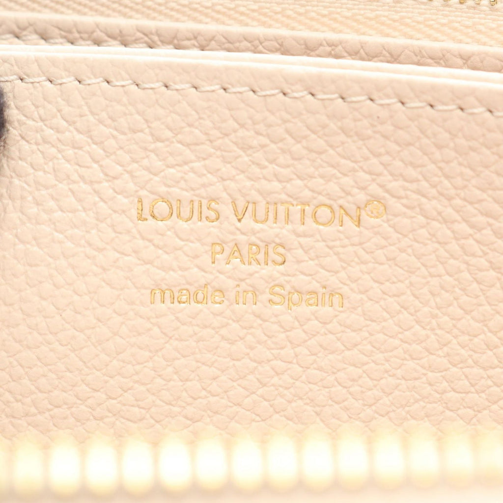 Louis Vuitton Round Wallet Zippy Monogram Empreinte Quartz Couture Leather — view 4