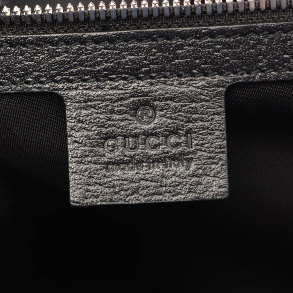 Gucci Shoulder Bag Off the Grid GG Pattern 2-Way Black Gold Leather — view 4