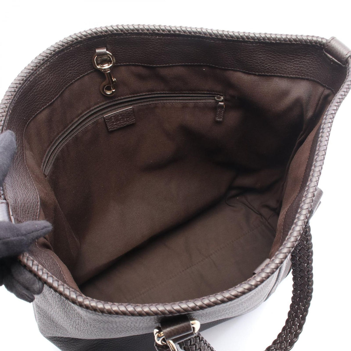 Gucci Tote Bag Marrakech Dark Brown Leather — view 3