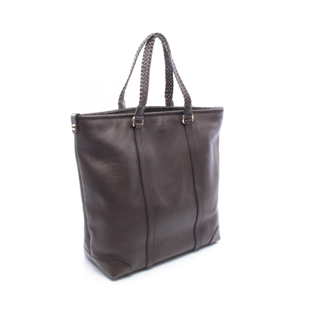 Gucci Tote Bag Marrakech Dark Brown Leather — view 2