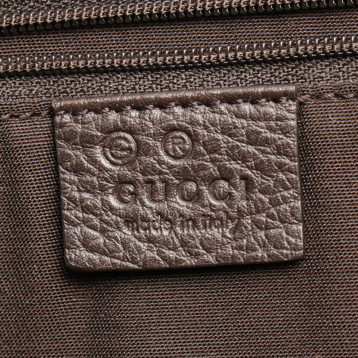 Gucci Tote Bag Marrakech Dark Brown Leather — view 4