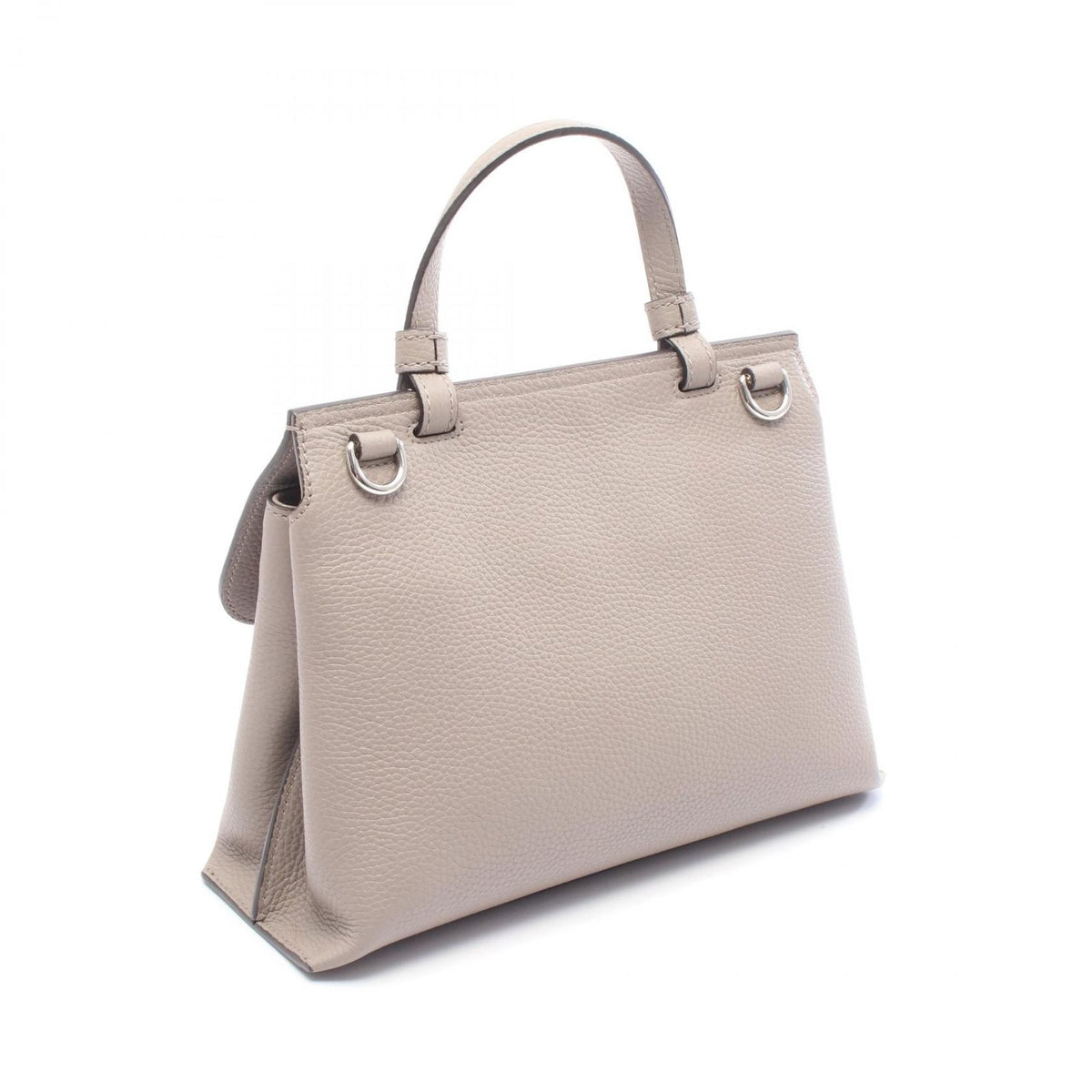 Gucci Handbag Bamboo Daily 2-Way Gray Leather — view 2