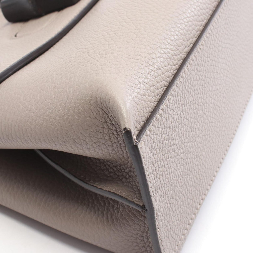 Gucci Handbag Bamboo Daily 2-Way Gray Leather — view 7