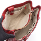 Gucci Tote Bag Micro Guccissima 2-Way Red Leather — view 3