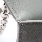 Dior Shoulder Bag 30 Montaigne Oblique Jacquard Gray Leather Chain — view 5