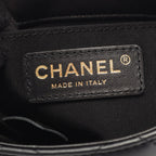 Chanel Shoulder Bag Quilted Chain Around Black Lambskin Small Flap — view 4