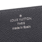 Louis Vuitton Card Case Envelope Business Holder NM Taiga Noir Leather — view 4