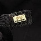 Chanel Backpack Quilted Chain Antique Silver 2-Way Black Leather — view 5