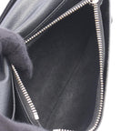 Louis Vuitton Bifold Wallet Portefeuille Brazza Taiga Noir Leather — view 4