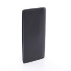 Louis Vuitton Bifold Wallet Portefeuille Brazza Taiga Noir Leather — view 2