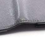 Louis Vuitton Bifold Wallet Portefeuille Brazza Taiga Noir Leather — view 6