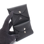 Hermes Coin Purse Calvi Duo Black — view 3