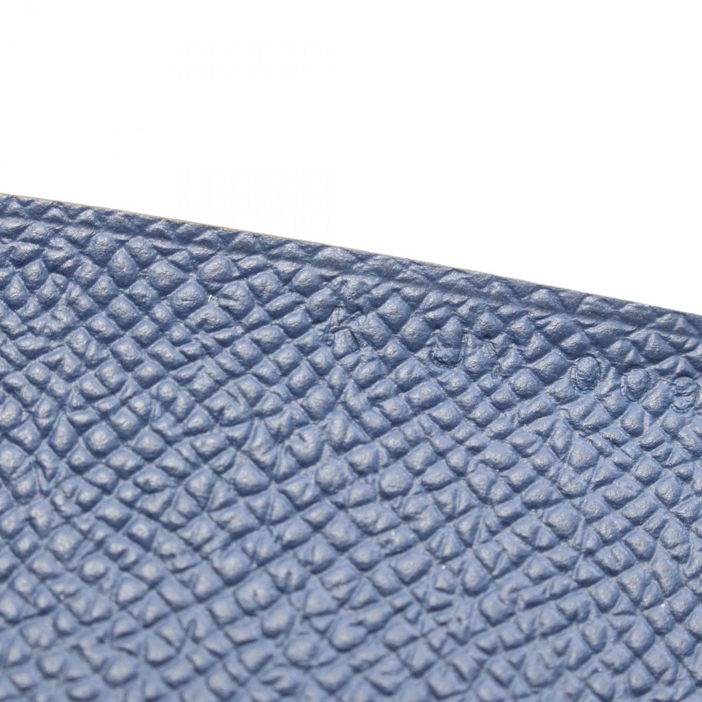 Hermes Coin Purse Calvi Duo Blue Navy — view 6