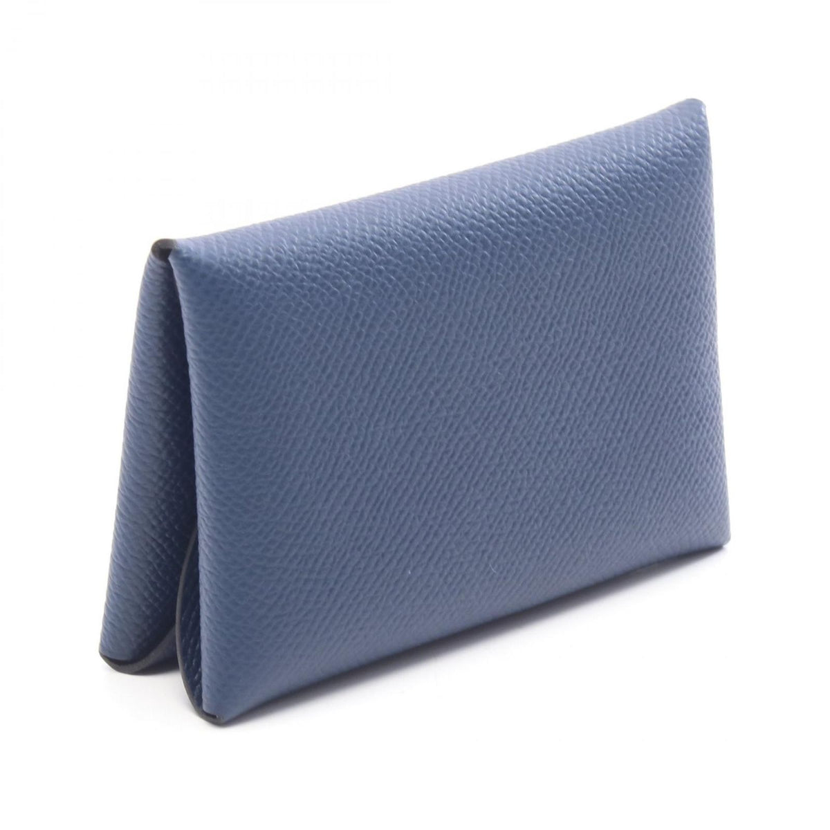 Hermes Coin Purse Calvi Duo Blue Navy — view 2