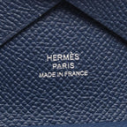 Hermes Coin Purse Calvi Duo Blue Navy — view 5