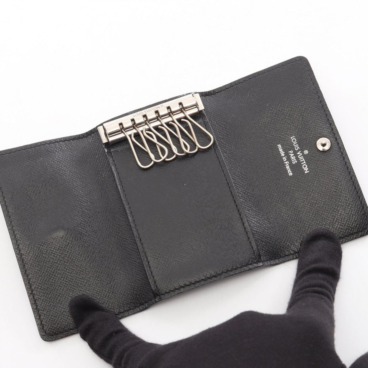 Louis Vuitton Key Case Multicles 6 Damier Graphite Key Holder — view 3
