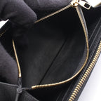Louis Vuitton Round Wallet Portefeuille Clemence Monogram Empreinte Black Beige — view 5