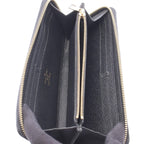 Louis Vuitton Round Wallet Portefeuille Clemence Monogram Empreinte Black Beige — view 3