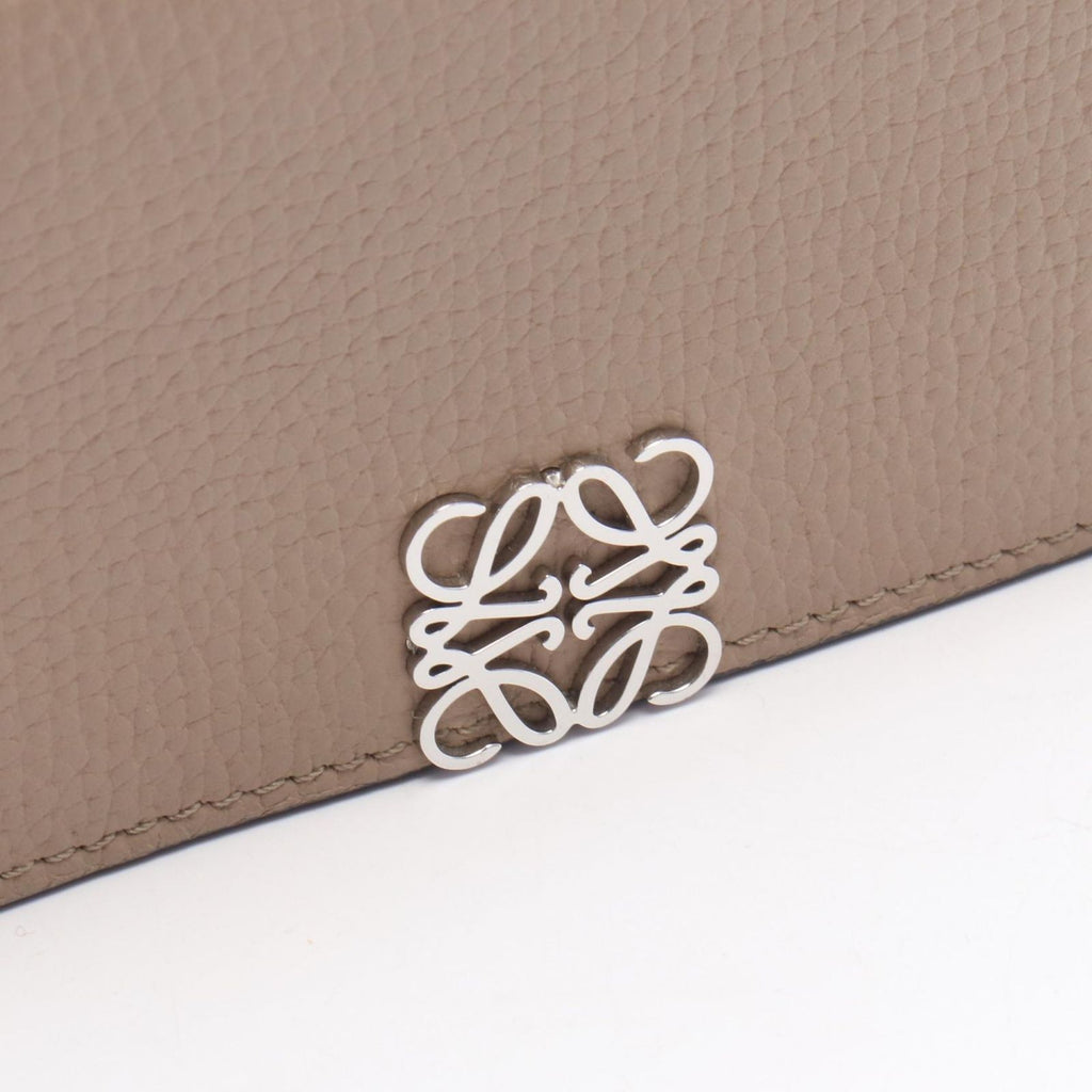 Loewe Card Case Anagram Beige Leather — view 8