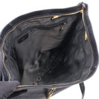 Chanel Tote Bag CC Logo Black Caviar Leather Chain — view 3