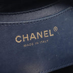 Chanel Shoulder Bag Quilted Vanity Black Lambskin Chain — view 4