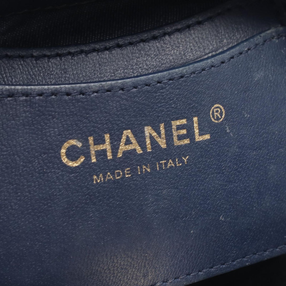 Chanel Shoulder Bag Quilted Vanity Black Lambskin Chain — view 4