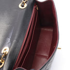 Chanel Shoulder Bag Maxi Quilted 30 Single Flap Black Lambskin Chain — view 3