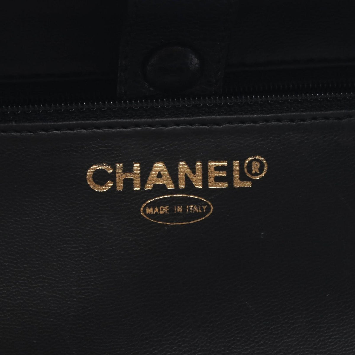Chanel Handbag CC Logo Black Caviar Leather Vanity 2-Way Shoulder — view 4
