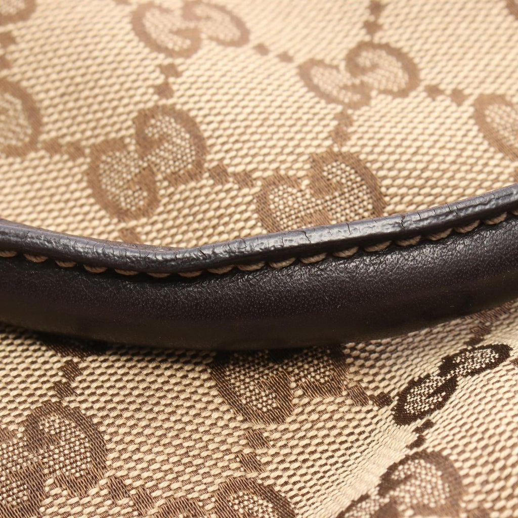 Gucci Tote Bag Abbey GG Canvas Beige Dark Brown — view 5