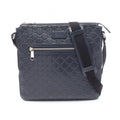 Gucci Shoulder Bag Guccissima Navy Leather