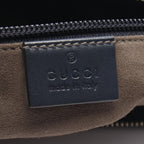 Gucci Shoulder Bag Guccissima Navy Leather — view 4