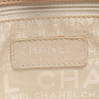 Chanel Shoulder Bag 2.55 Quilted Light Beige Lambskin Chain Tote — view 4