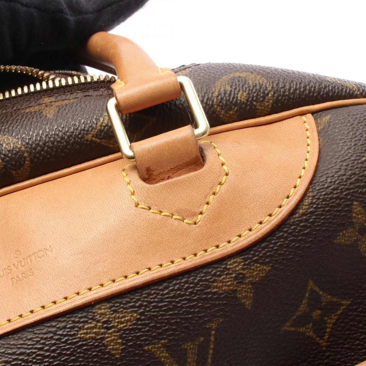 Louis Vuitton Handbag Deauville Bowling Vanity Leather — view 8
