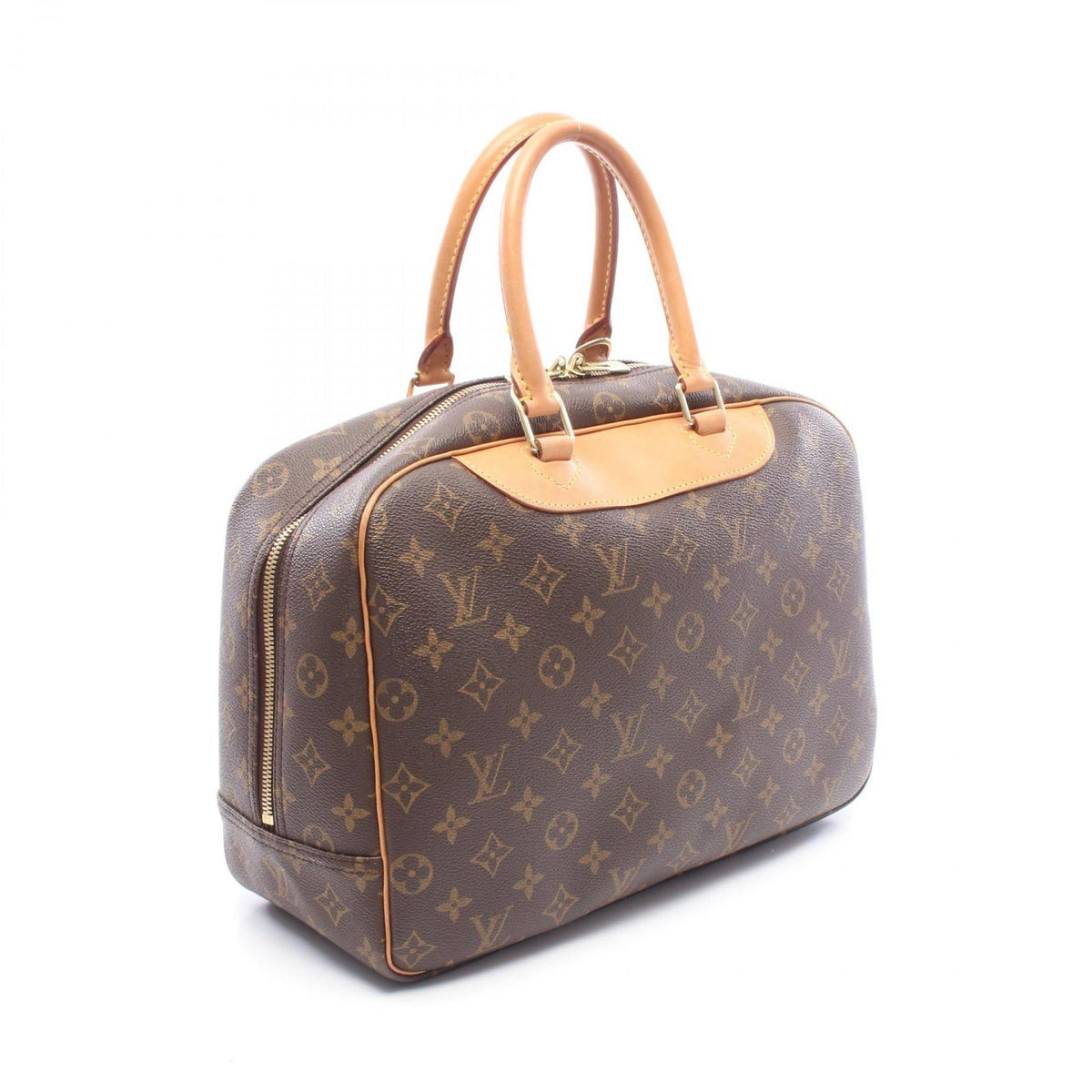 Louis Vuitton Handbag Deauville Bowling Vanity Leather — view 2