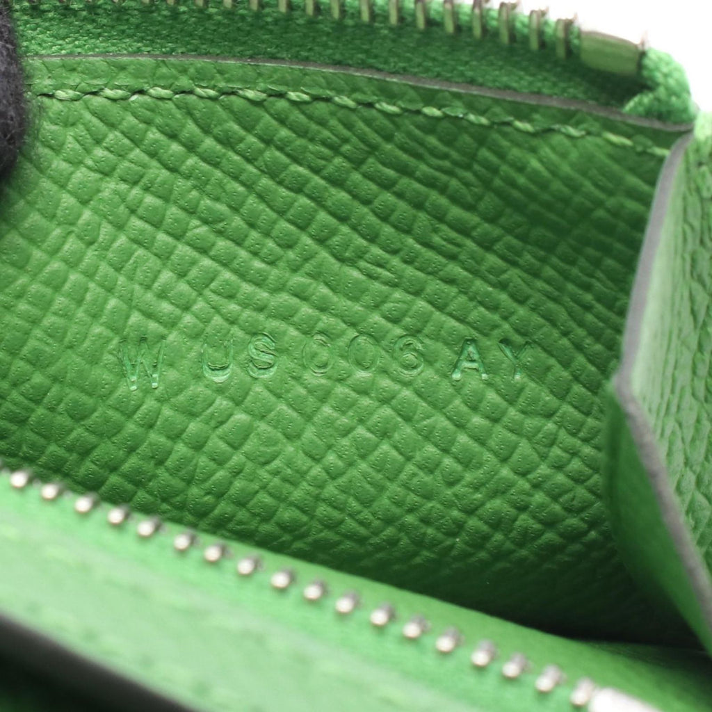 Hermes Trifold Wallet Bearn Combine Verso Vert Fizz Yucca Leather — view 6