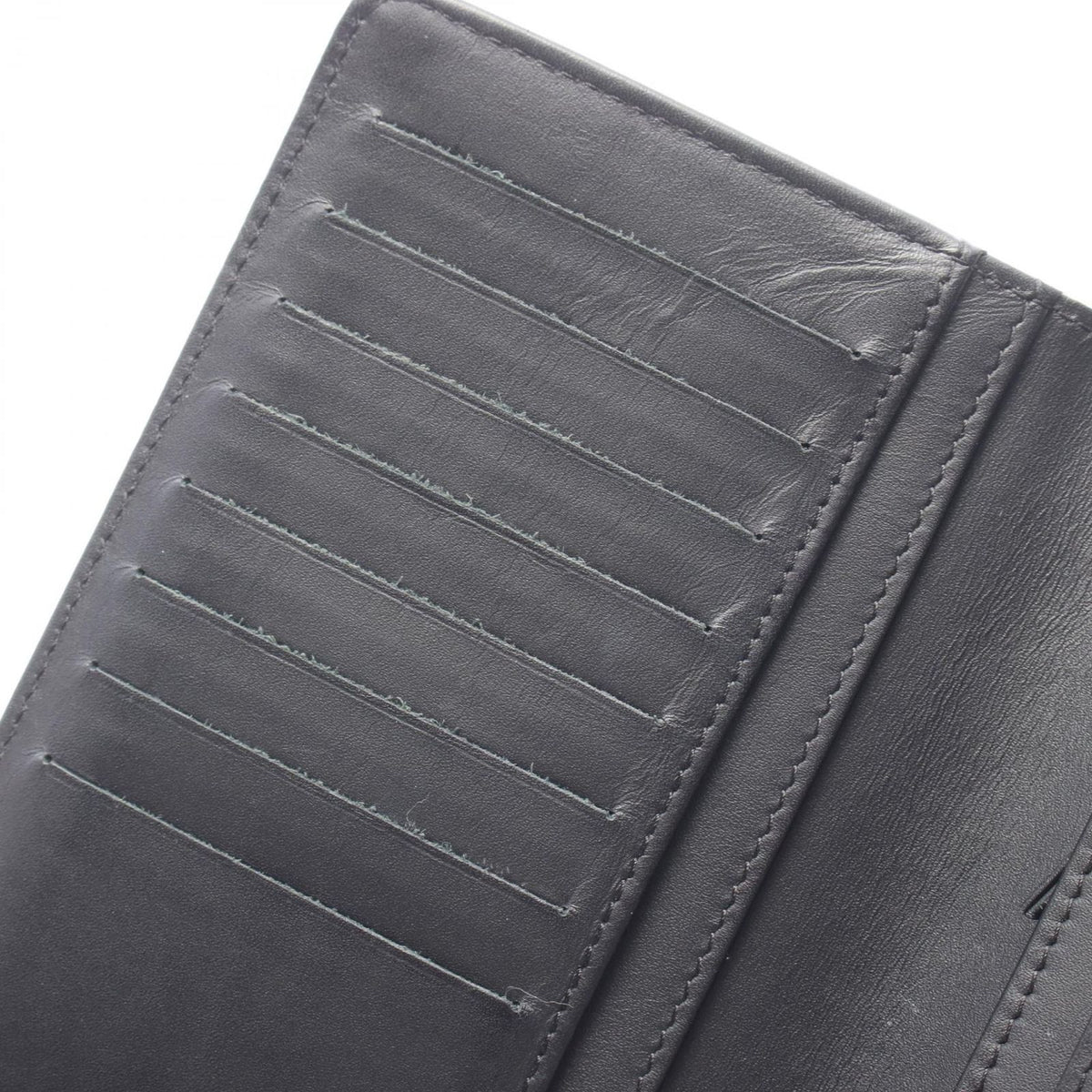 Chanel Bifold Wallet CC Logo Black Caviar Leather Zip — view 8