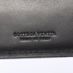 Bottega Veneta Bifold Wallet Intrecciato Black Leather — view 5