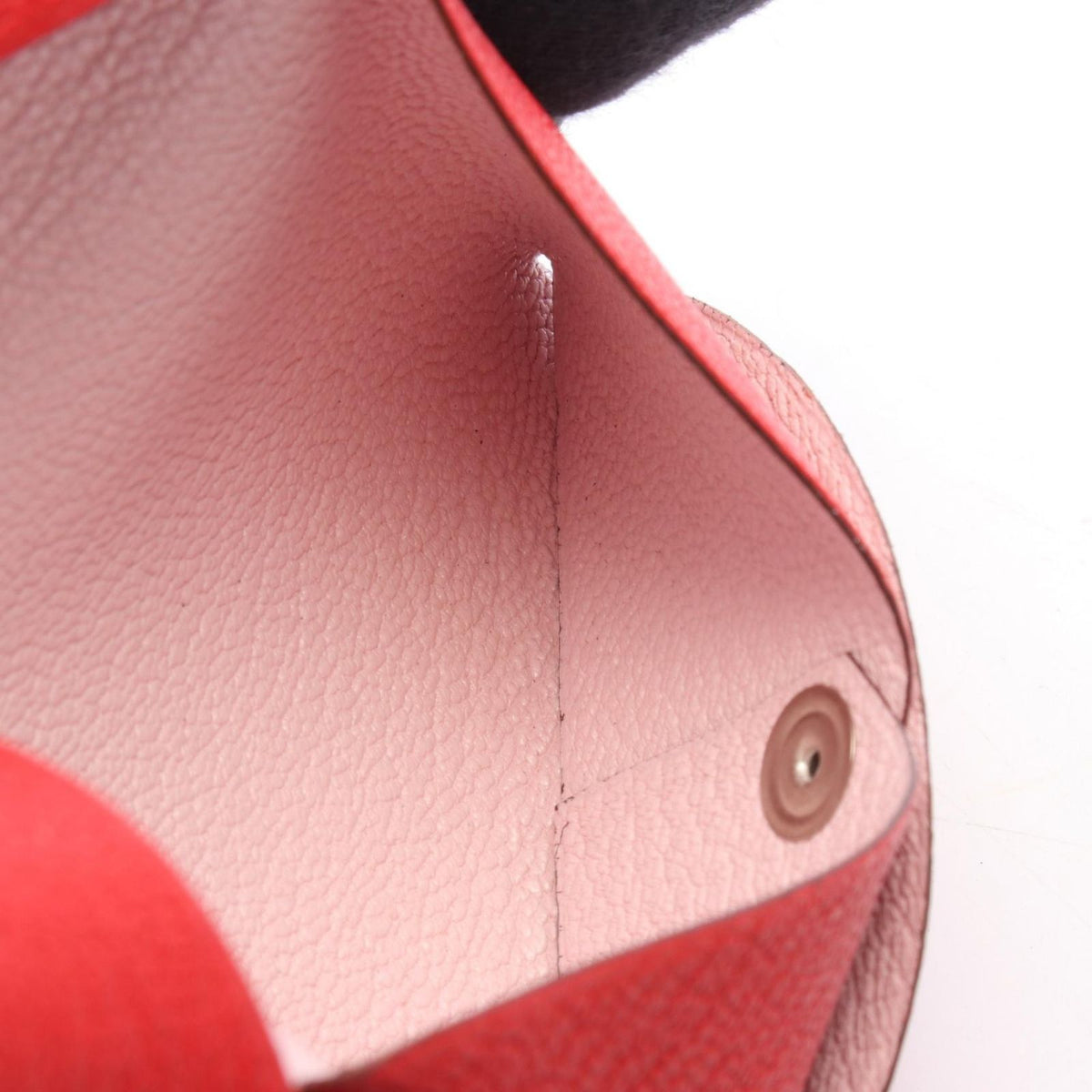 Hermes Coin Purse Calvi Verso Rouge de Coeur Rose Darling Leather — view 4