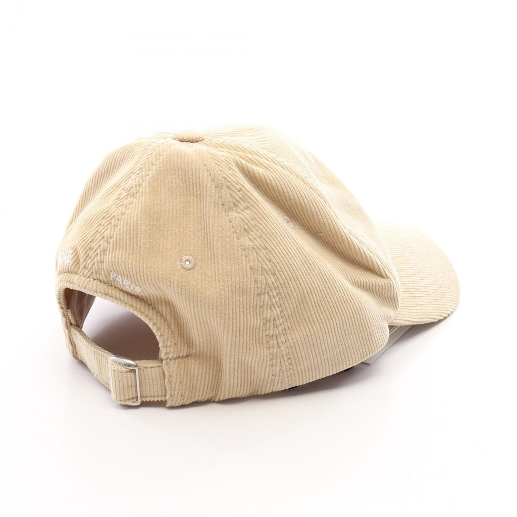 Celine Cap Triomphe Richelieu Corduroy Cotton Cap Hat — view 2