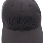 Loewe Cap Logo Embroidery Cotton Cap Hat — view 6