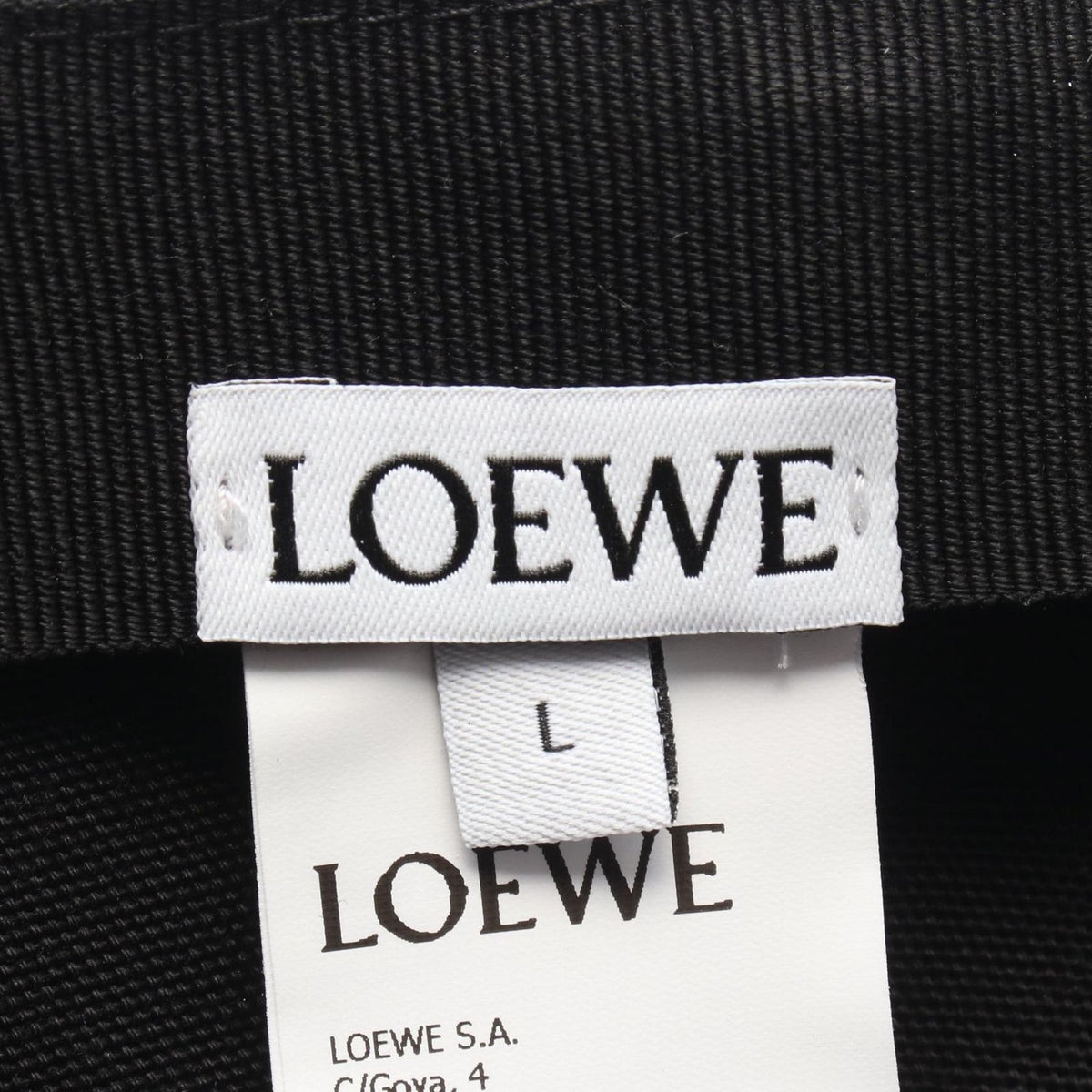 Loewe Cap Logo Embroidery Cotton Cap Hat — view 4