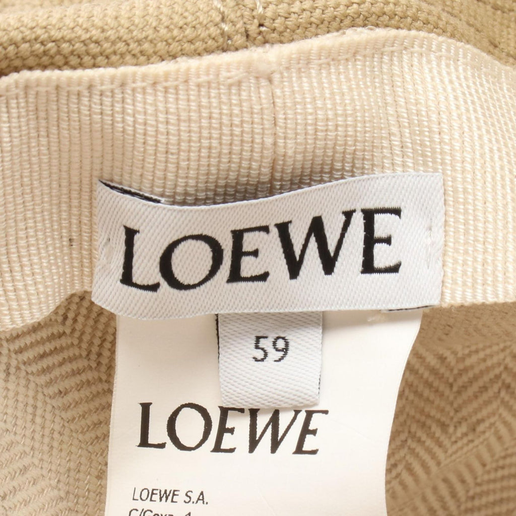 Loewe Hat Fisherman Cotton Leather Hat — view 4