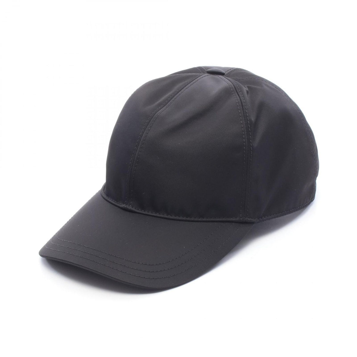 Prada Cap Re-Nylon Triangle Logo Nylon Cap Hat