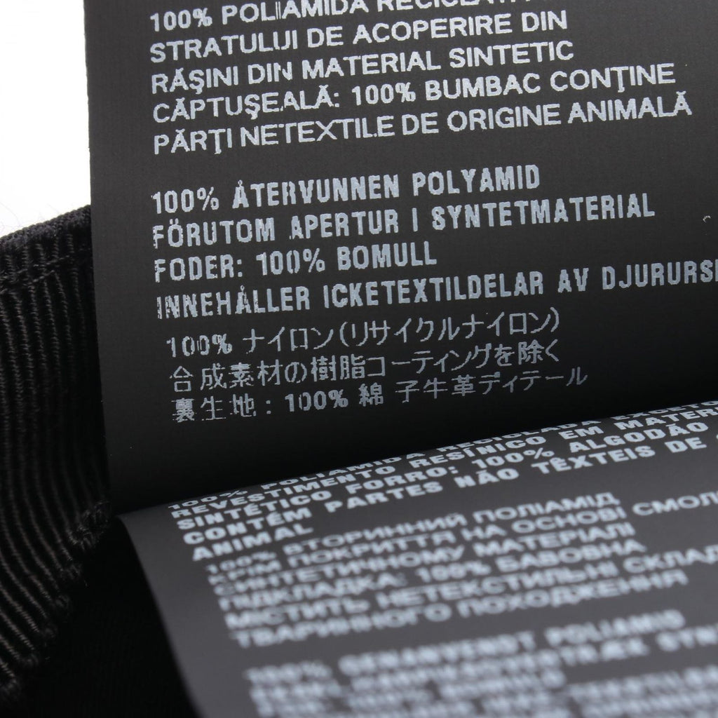 Prada Cap Re-Nylon Triangle Logo Nylon Cap Hat — view 5