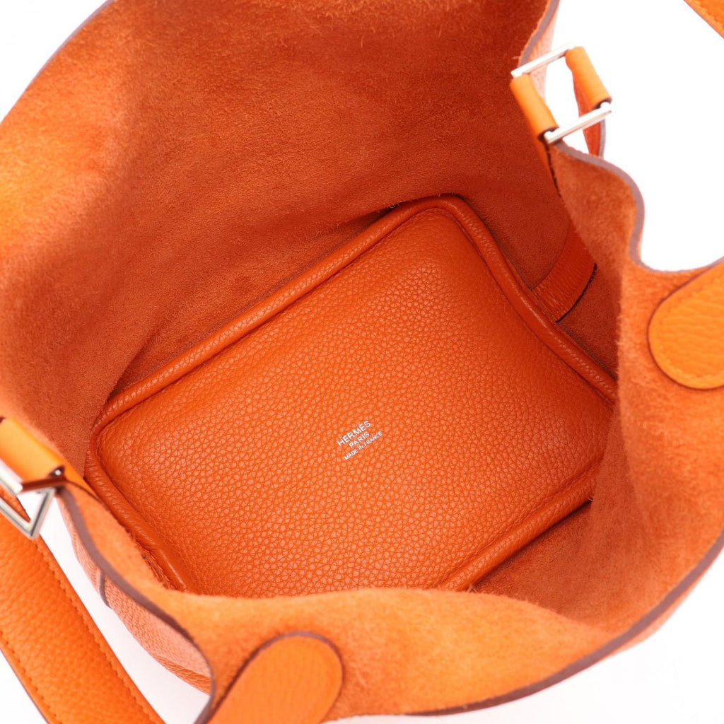 Hermes Handbag Picotin PM Orange Leather — view 3