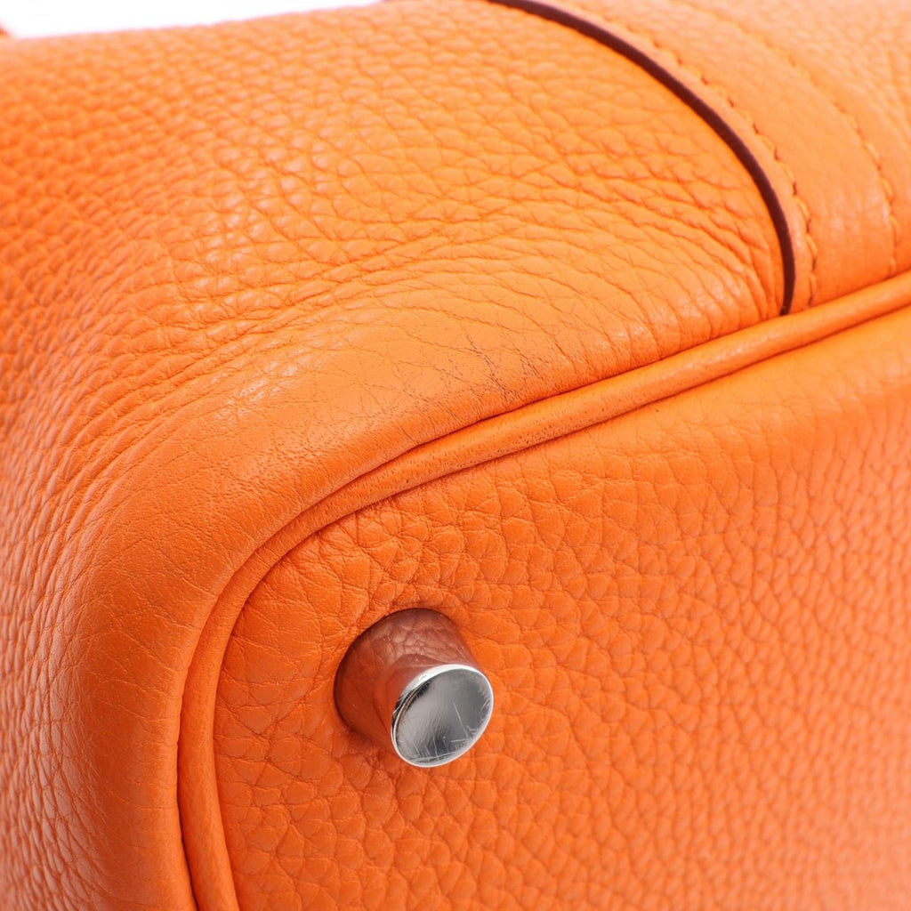 Hermes Handbag Picotin PM Orange Leather — view 8
