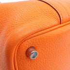 Hermes Handbag Picotin PM Orange Leather — view 8