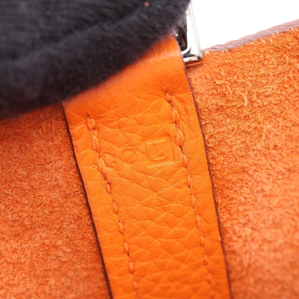 Hermes Handbag Picotin PM Orange Leather — view 5