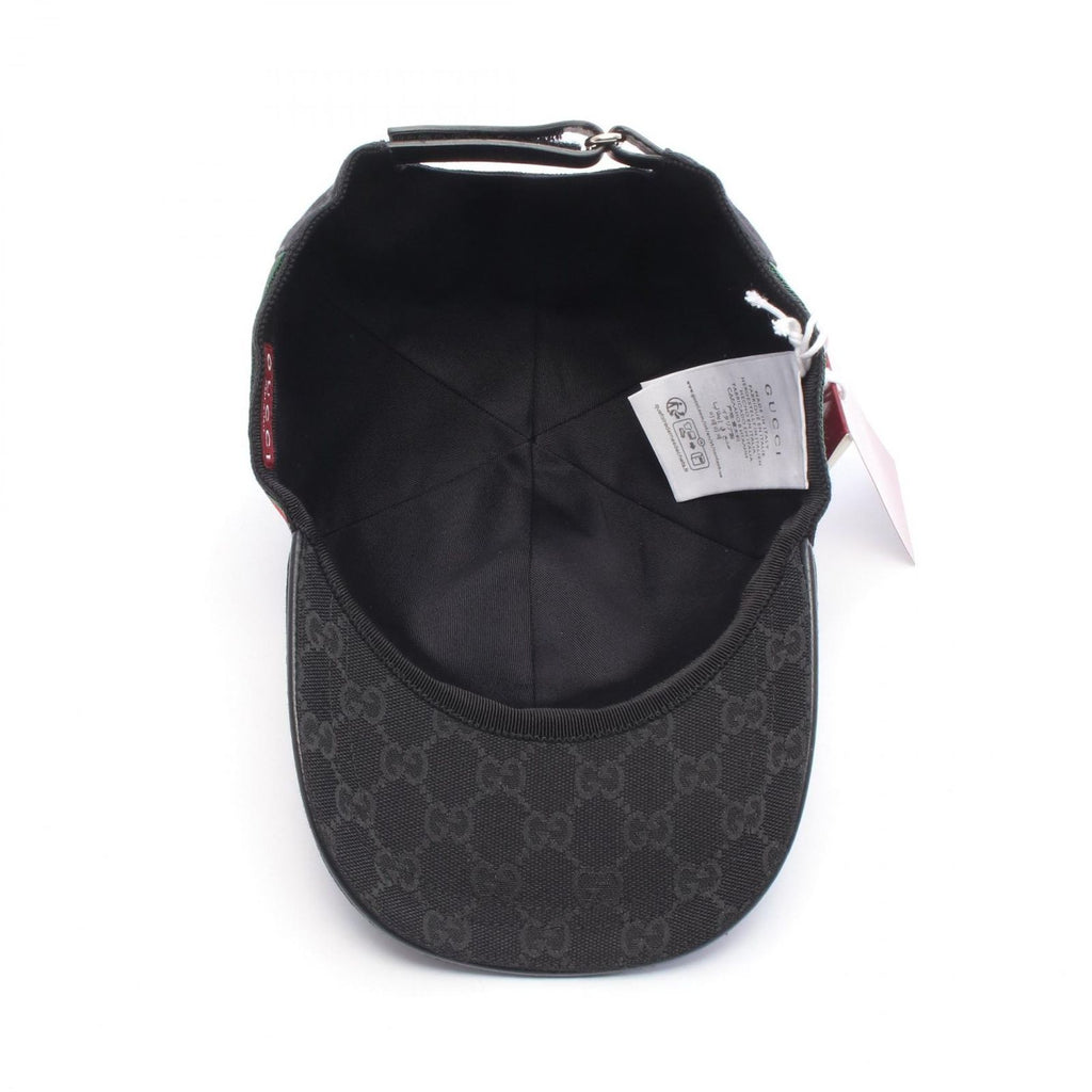 Gucci Cap GG Canvas Web Line Cap Hat — view 3